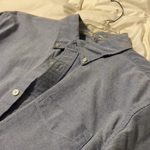 Gap Casual Button Down Shirt - Men’s - Light Blue- M - Picture 3 of 5